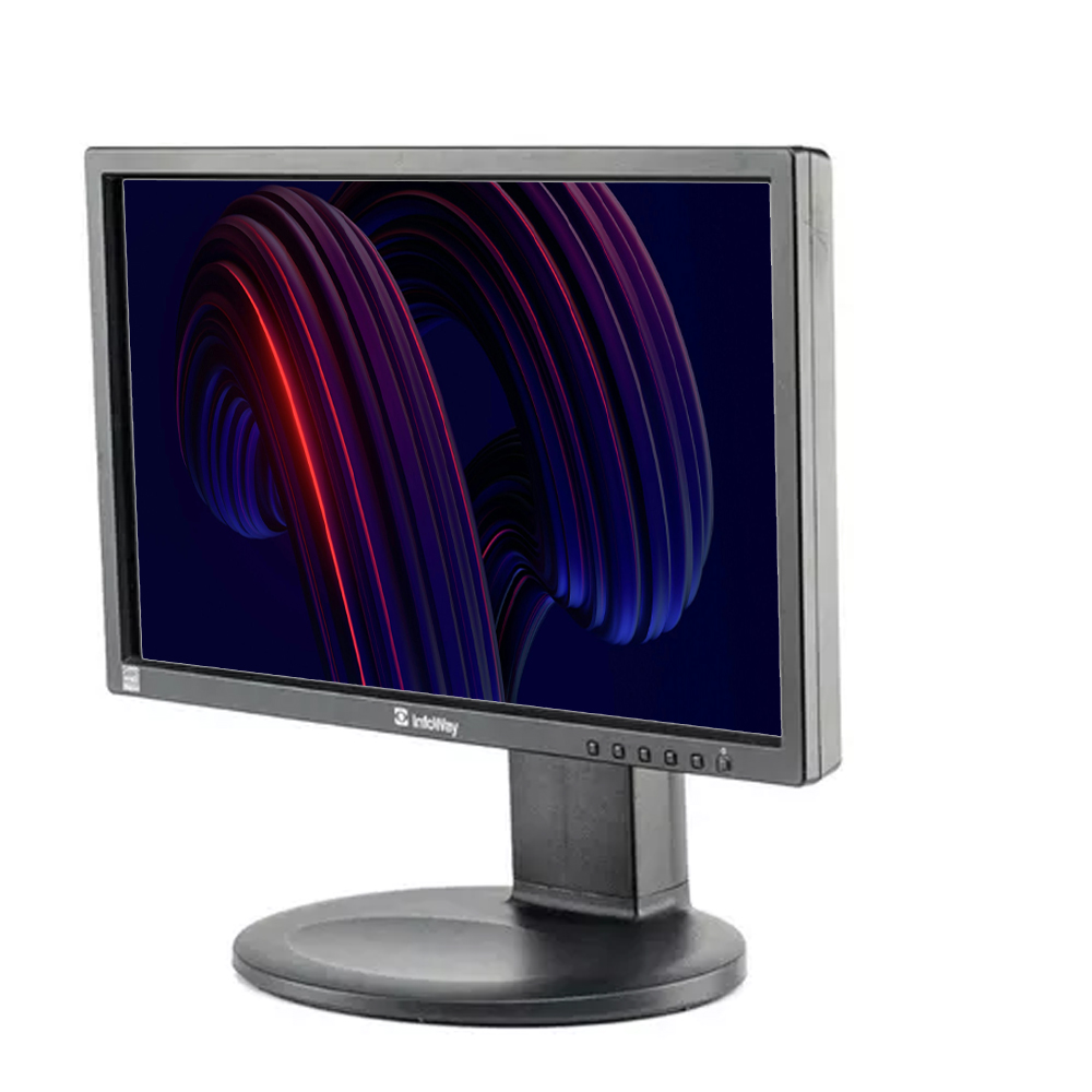 Monitor Itautec Infoway W19EB13PW 19" Base Regulável + Adaptador VGA para HDMI image number 1